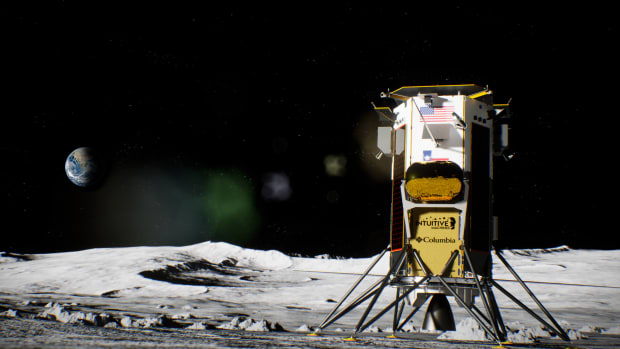 A rendering of the Nova-C lander.